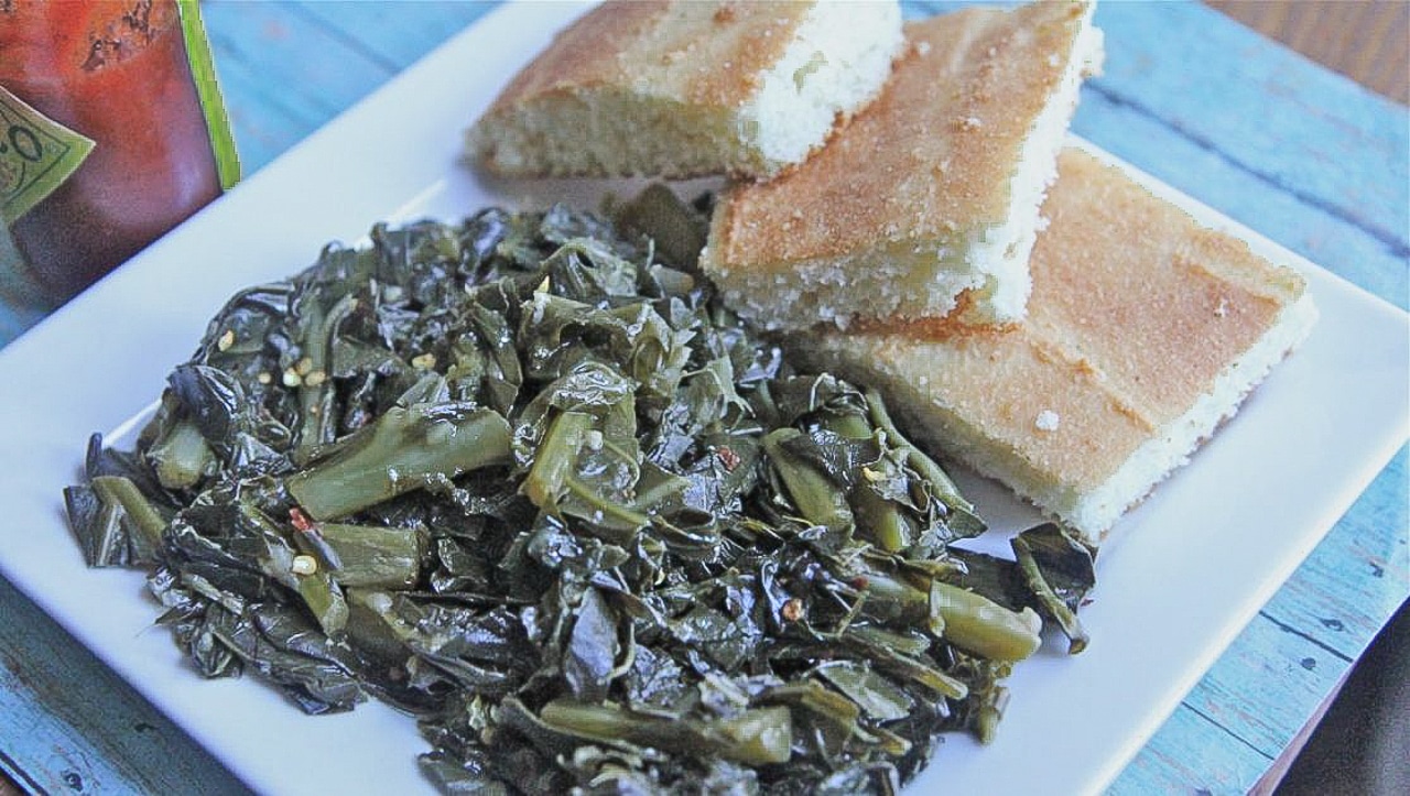 You Won't Miss The Meat: Delicious Vegetarian Collard Greens